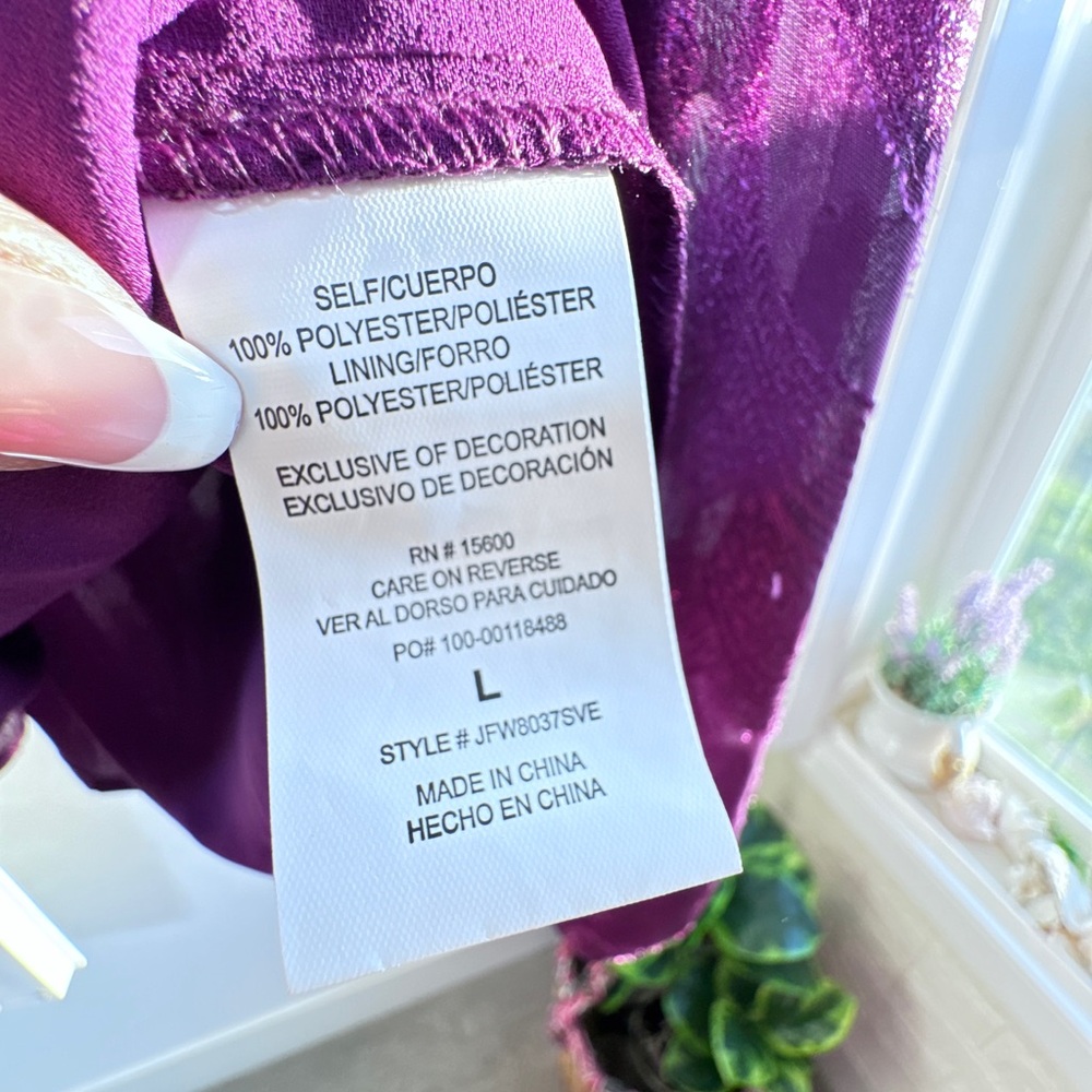 Stitch Fix: Mason & Belle. Chic Plum Blouse with Paisley print - Picture 10 of 11
